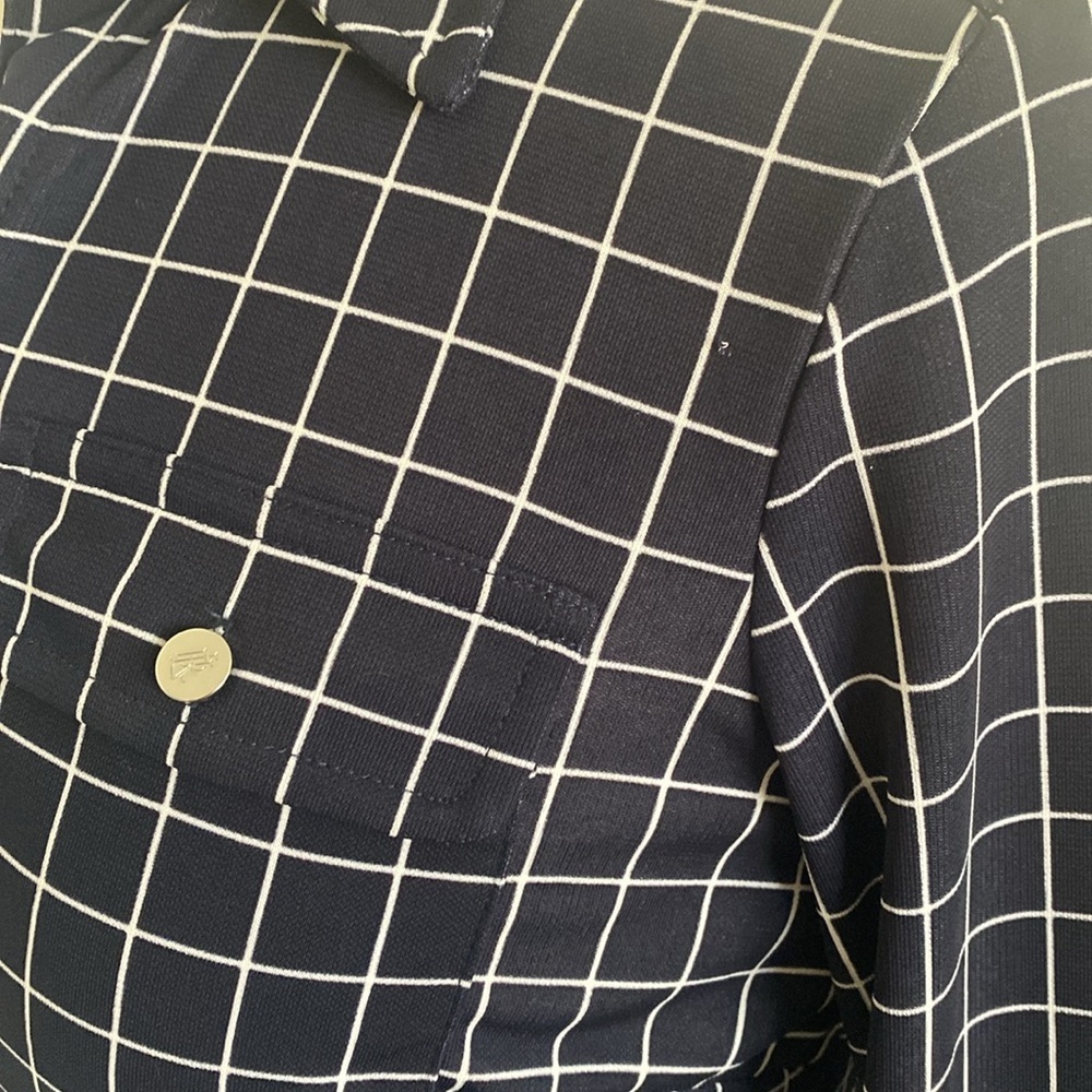 Lauren Ralph Lauren Blue Window Pane Shirtdress Size XS - Picture 6 of 11